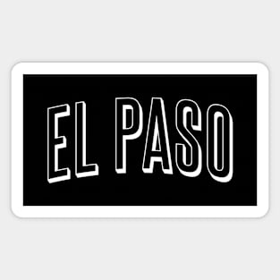 El Paso Block Magnet